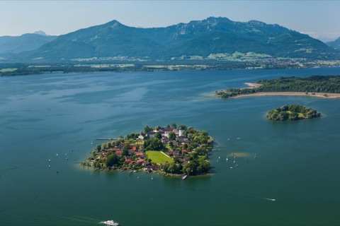 Chiemsee von oben