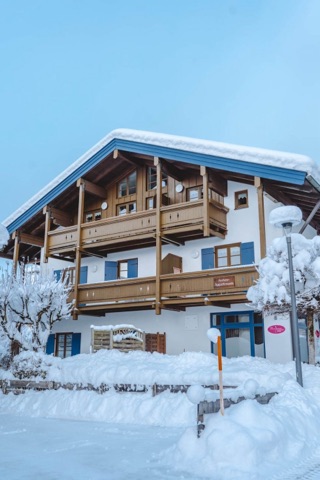 Unser Haus im Winter